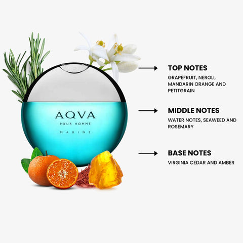 Aqua Marine For Men By Bvlgari Eau De Toilette Spray
