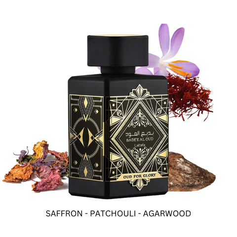 Bade'e Al Oud for Glory For Men by Lattafa Eau De Parfum Spray 3.4 oz