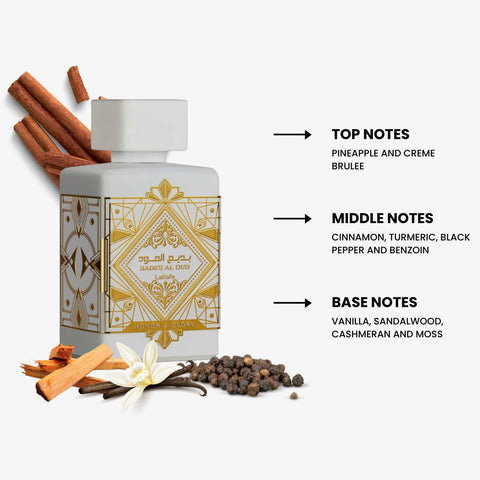 Bade'e Al Oud Honor & Glory by Lattafa Eau de Parfum Spray 3.4 oz