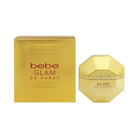 Bebe Glam 24 Karat For Women By Bebe Eau De Parfum Spray 3.4 Oz