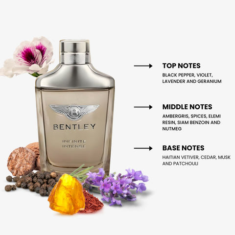 Bentley Infinite Intense for Men By Bentley Eau de Parfum 3.4 oz