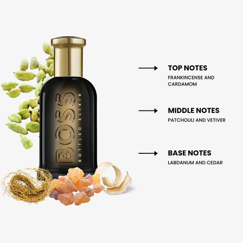 Boss Bottled Elixir For Men By Hugo Boss Parfum Spray 1.7 oz