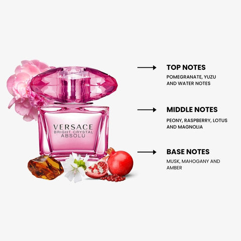 Bright Crystal Absolu For Women By Versace Eau De Parfum Spray