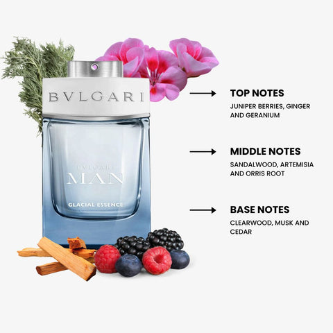 Bvlgari Man Glacial Essence By Bvlgari Eau De Parfum Spray 3.4 oz