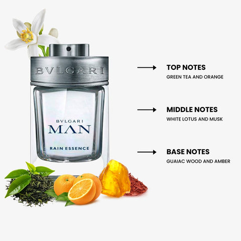 Bvlgari Man Rain Essence For Men By Bvlgari Eau De Parfum Spray 3.4 oz