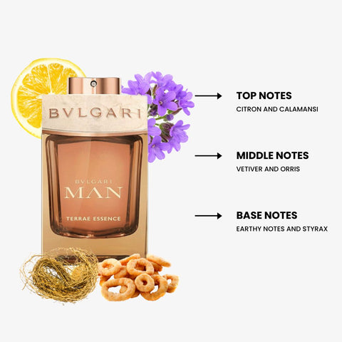 Bvlgari Man Terrae Essence For Men By Bvlgari Eau De Parfum Spray 3.4 oz