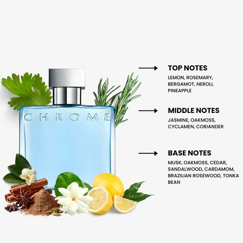 Chrome For Men By Azzaro Eau de Toilette Spray