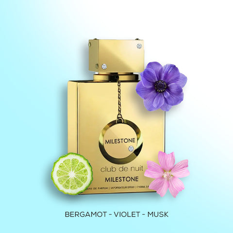 Club De Nuit Milestone Unisex By Armaf Eau De Parfum Spray 3.6 Oz