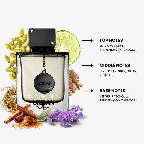 Club de Nuit Urban Man By Armaf Eau De Parfum Spray 3.6 oz