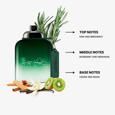 Coach Green For Men By Coach Eau De Toilette Spray