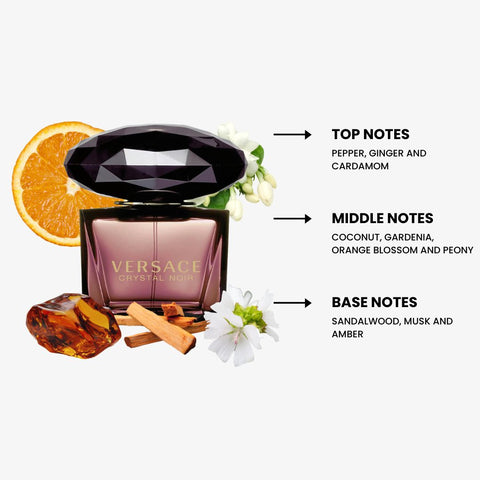 Crystal Noir For Women By Versace Eau de Parfum Spray 3.0 oz