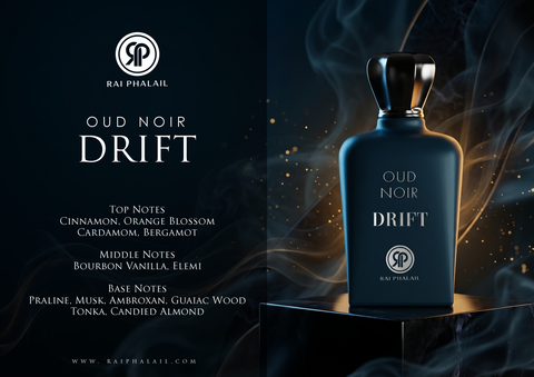 Oud Noir Drift by Rai Phalail Extrait de Parfum 3.4 oz