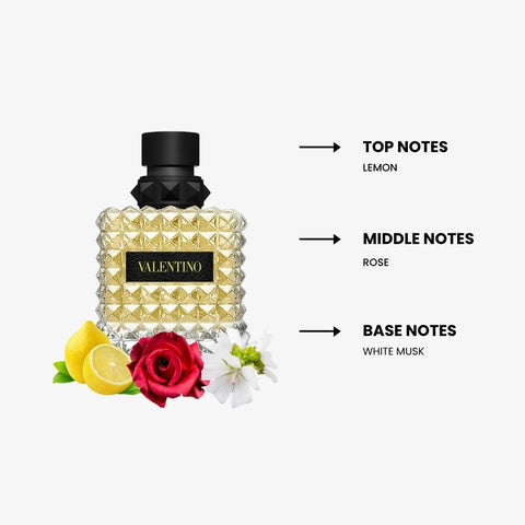 Donna Born In Roma Yellow Dream for Women By Valentino Eau de Parfum 3.4 oz