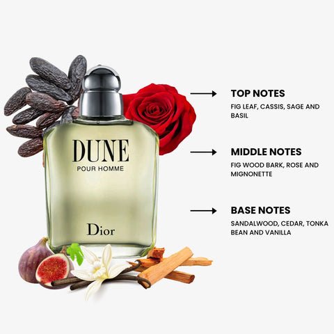 Dune For Men By Dior Eau De Toilette Spray 3.4 oz