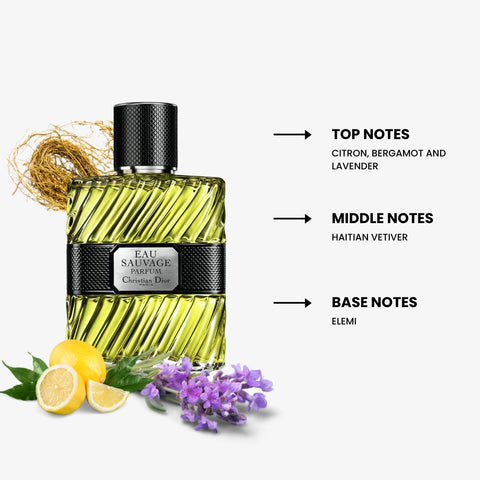 Eau Sauvage For Men By Dior Parfum Spray 3.4 oz