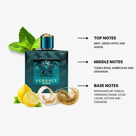 Eros For Men By Versace Eau De Toilette Spray