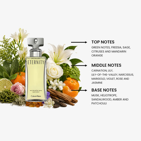 Eternity For Women By Calvin Klein Eau De Parfum 3.4 oz