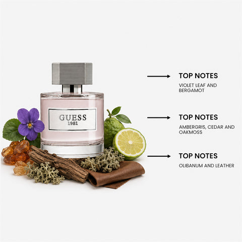 Guess 1981 For Men By Guess Eau de Toilette Spray 3.4 oz