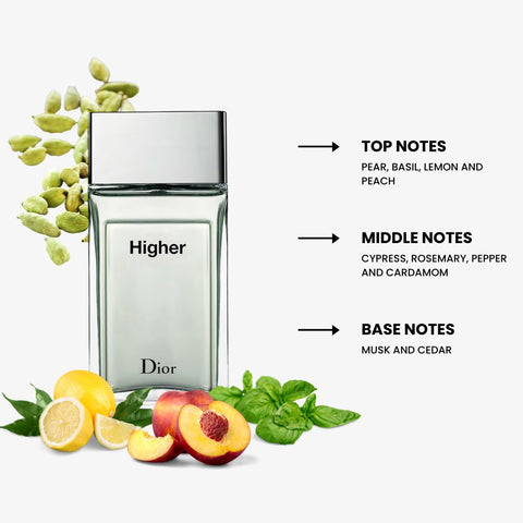 Higher For Men By Dior Eau de Toilette Spray 3.4 oz