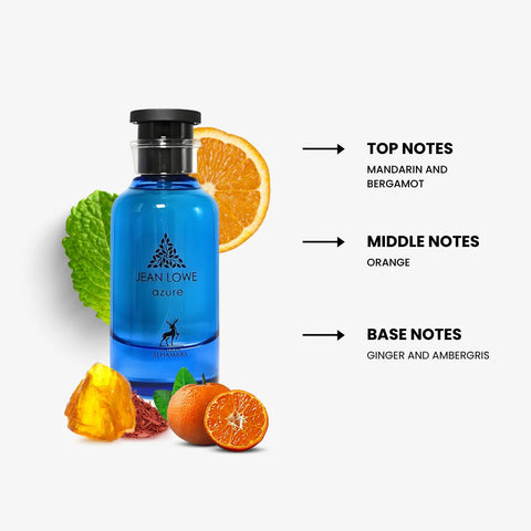 Jean Lowe Azure By Maison Alhambra Eau De Parfum Spray 3.4 oz