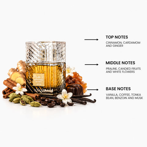 Khamrah Qahwa by Lattafa Eau De Parfum Spray 3.4 oz