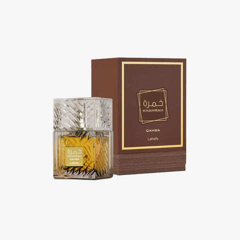Khamrah Qahwa by Lattafa Eau De Parfum Spray 3.4 oz