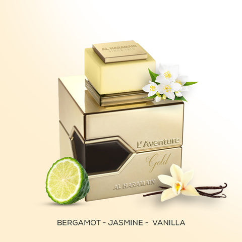 L'Aventure Gold For Women By Al Haramain Eau de Parfum Spray 3.4 oz