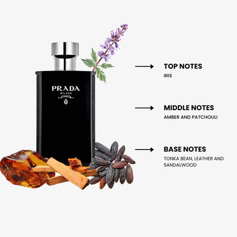 L'Homme Intense For Men By Prada Eau de Parfum Spray 3.4 oz