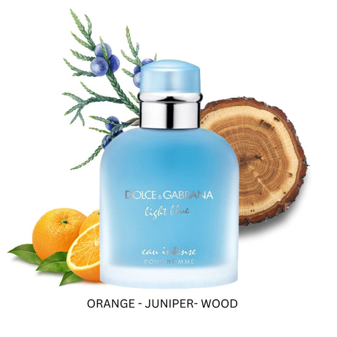 Light Blue Eau Intense By Dolce & Gabbana For Men Eau De Parfum Spray