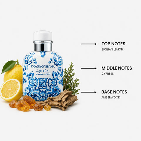 Light Blue Summer Vibes Pour Homme By Dolce & Gabbana Eau de Toilette 4.2 oz