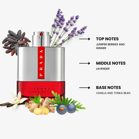 Luna Rossa Sport For Men By Prada Eau De Toilette Spray