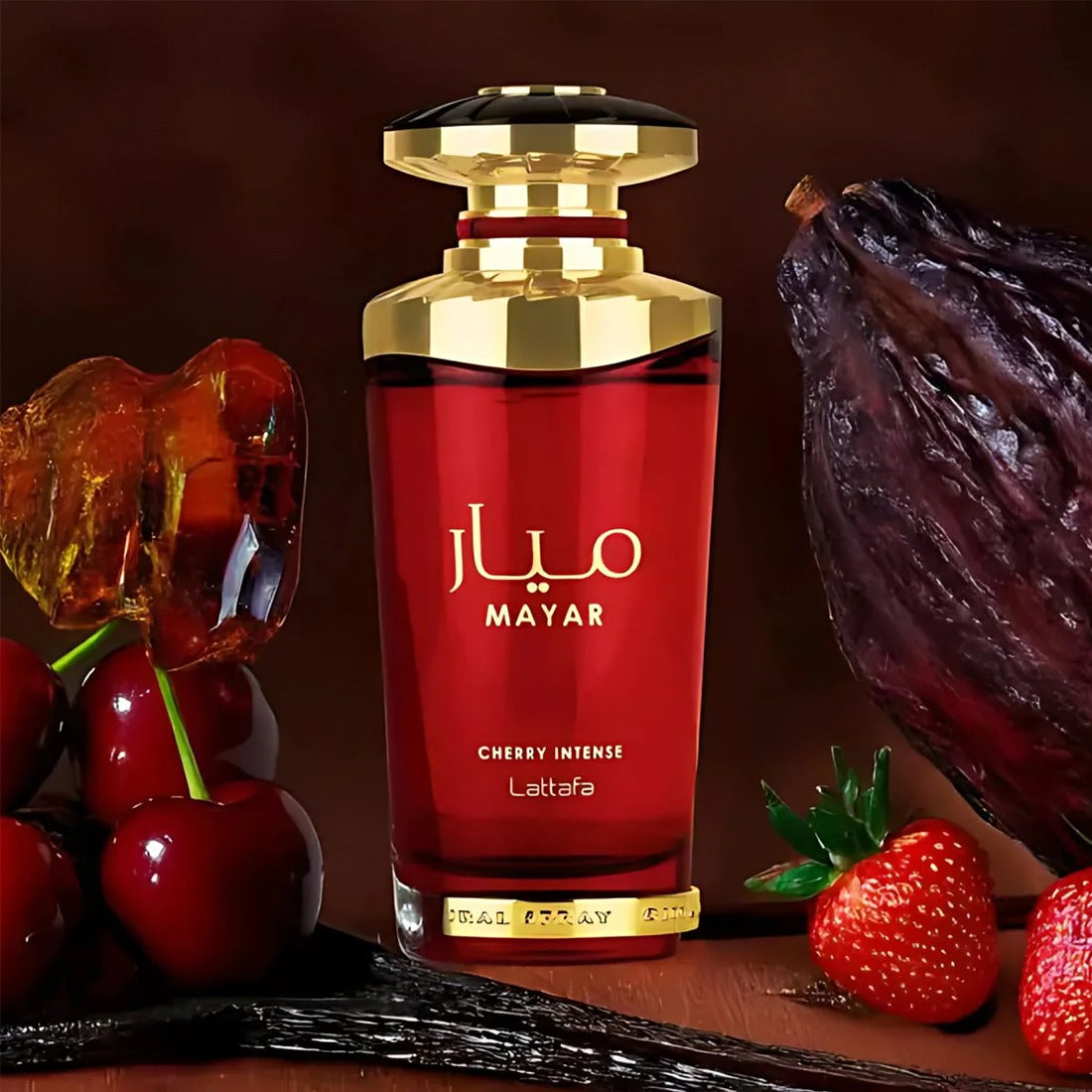 Mayar Cherry Intense by Lattafa Eau De Parfum Spray 3.4 oz