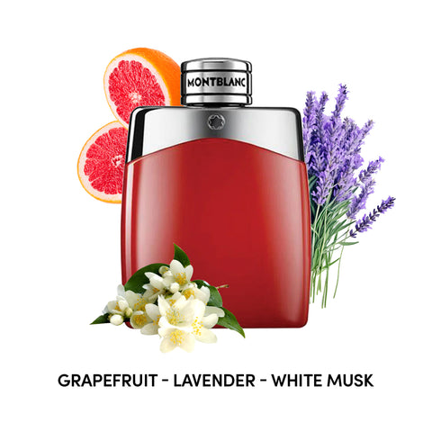 Legend Spirit Red For Men By Mont Blanc Eau De Parfum Spray 3.4 oz
