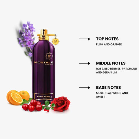 Montale Dark Purple For Women By Montale Eau De Parfum Spray 3.4 oz