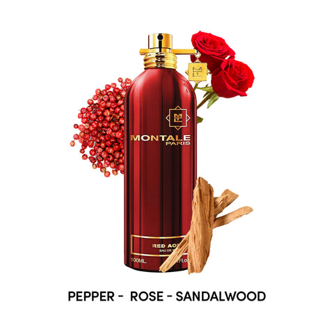 Red Aoud Unisex By Montale Eau de Parfum Spray 3.4 oz