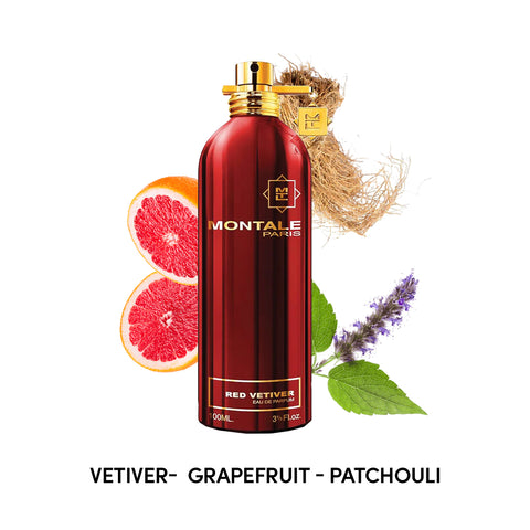 Red Vetiver Unisex By Montale Eau de Parfum Spray 3.4 oz