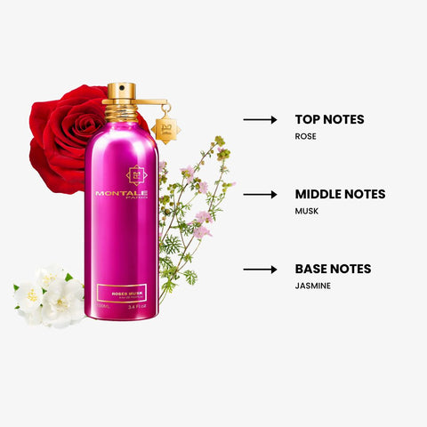 Montale Roses Musk For Women By Montale Parfum Spray 3.4 oz
