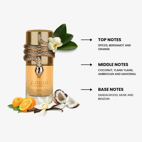 Musamam White Intense By Lattafa Eau de Parfum 3.4 oz