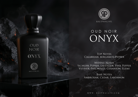 Oud Noir Onyx by Rai Phalail Extrait de Parfum 3.4 oz