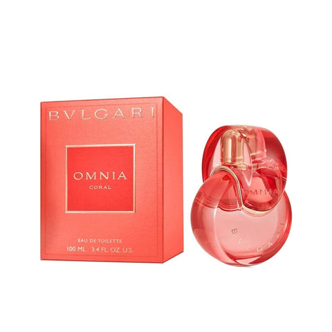 Omnia Coral Women by Bvlgari Eau de Toilette Spray 3.4 oz