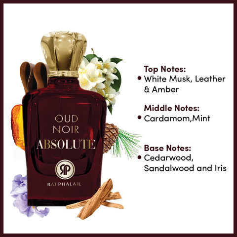 Oud Noir Absolute by Rai Phalail Eau de Parfum Spray 3.4 oz