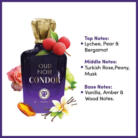Oud Noir Condor by Rai Phalail Eau de Parfum Spray 3.4 oz