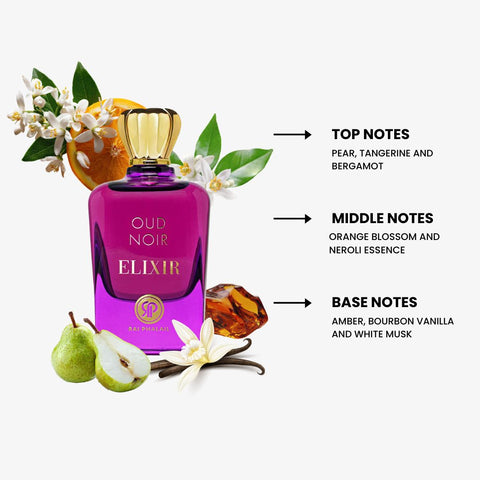 Oud Noir Elixir by Rai Phalail Eau de Parfum Spray 3.4 oz