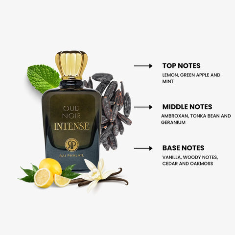 Oud Noir Intense by Rai Phalail Eau de Parfum Spray 3.4 oz