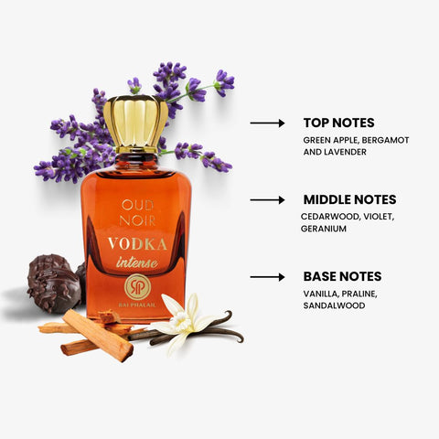Oud Noir Vodka Intense by Rai Phalail Eau de Parfum Spray 3.4 oz