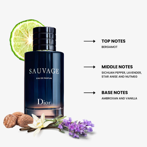 Sauvage For Men By Christian Dior Eau De Parfum Spray
