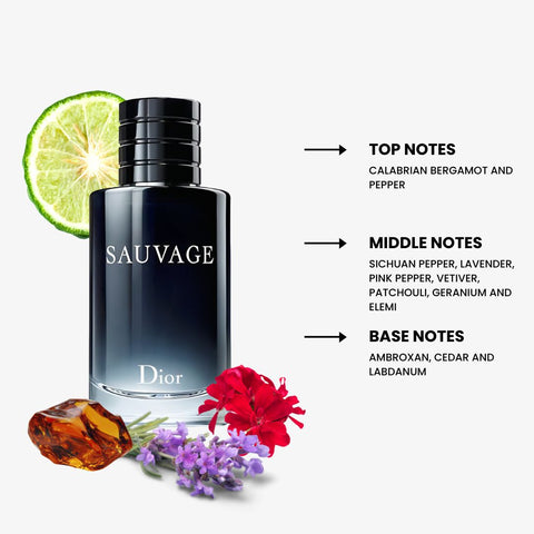 Sauvage For Men By Christian Dior Eau de Toilette Spray