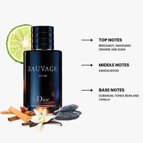 Sauvage For Men By Christian Dior Parfum Spray