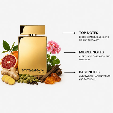 The One Gold for Men By Dolce & Gabbana Eau de Parfum Intense