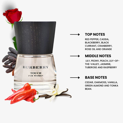 Touch For Women By Burberry Eau De Parfum 3.3 oz